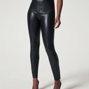 Spanx Leather-Like Ankle Skinny Pant - new!